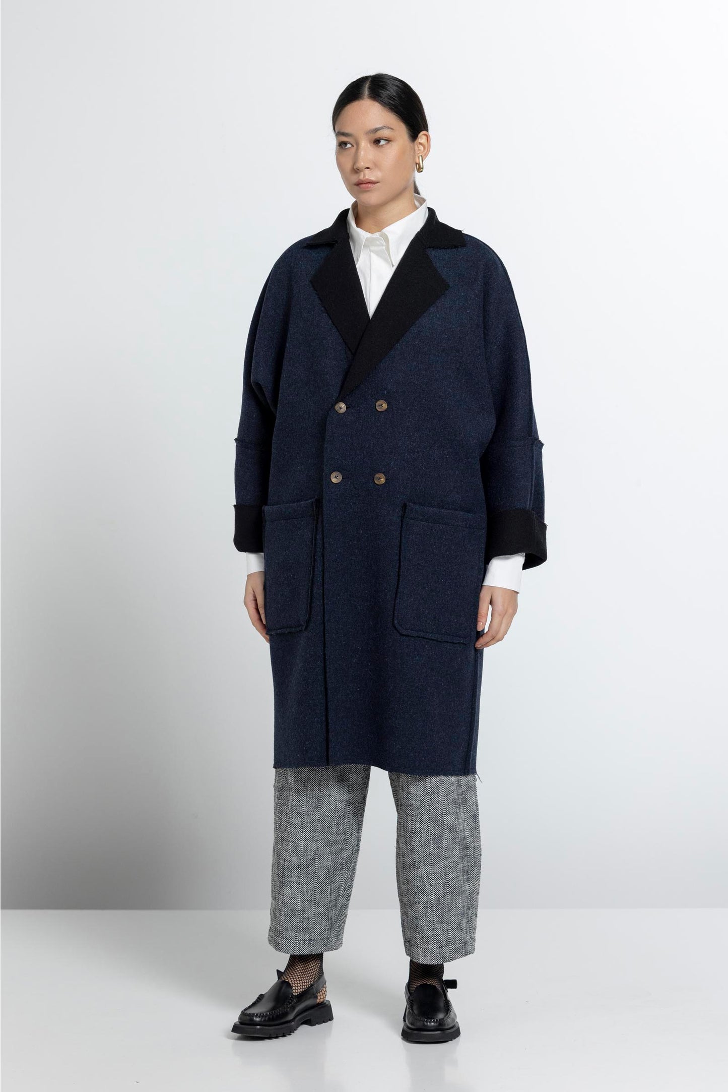 Wool reversible Coat