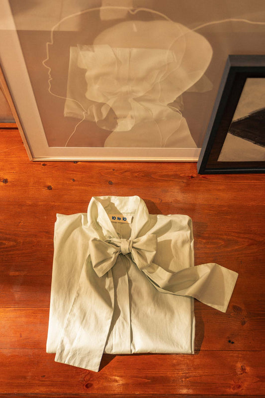 Bow Blouse Sage green