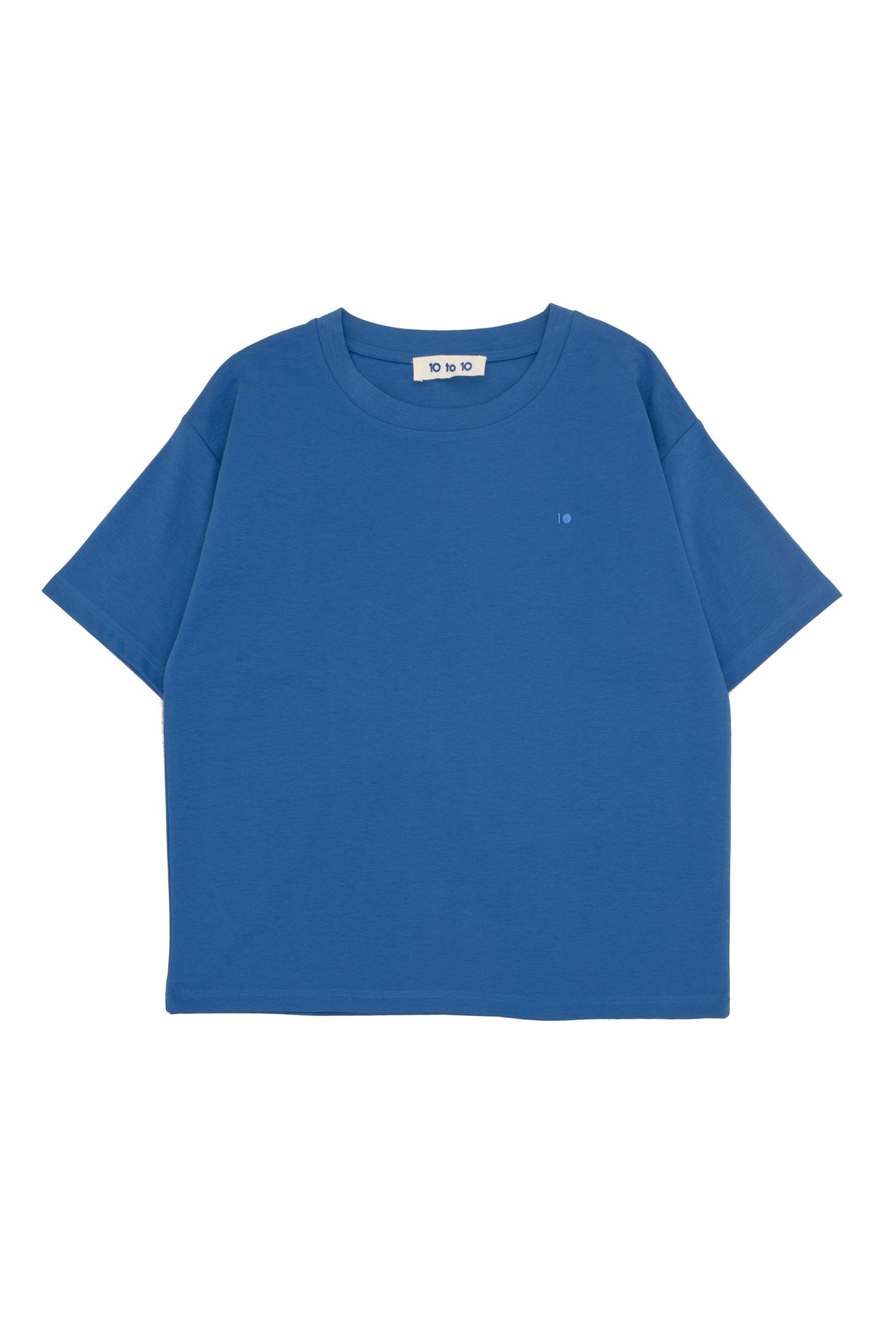 10 to 10 Basic Unisex Blue T-Shirt