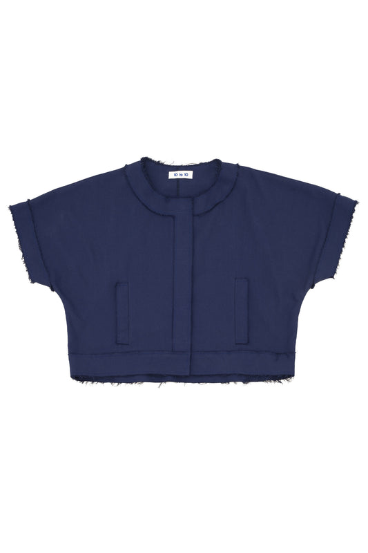 10 to 10 Blue cotton jacket product pic