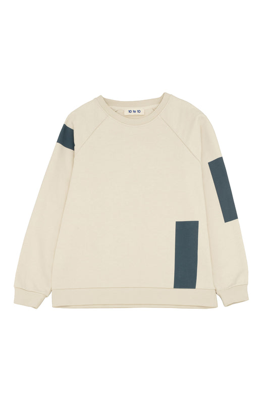 10 to 10 Sweatshirt with rectangles print